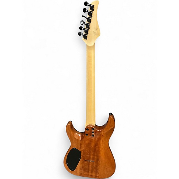 Used Schecter Guitar Research CR-6 Aquaburst Solid Body Electric Guitar