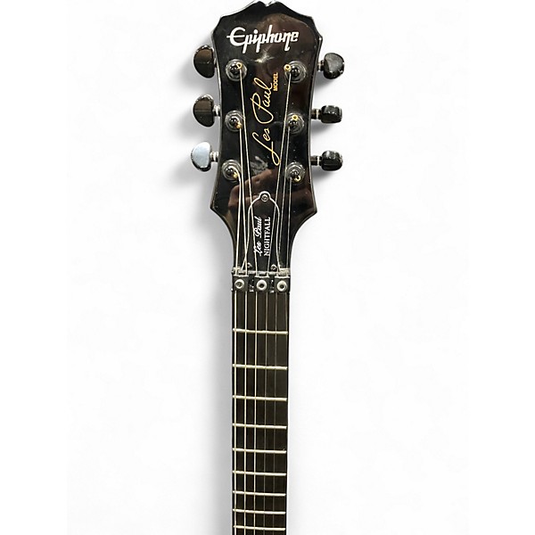 Used Epiphone Les Paul Nightfall Black Solid Body Electric Guitar