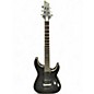 Used 2022 Schecter Guitar Research C1 Platinum GREY/BLACK Solid Body Electric Guitar thumbnail