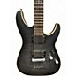 Used 2022 Schecter Guitar Research C1 Platinum GREY/BLACK Solid Body Electric Guitar