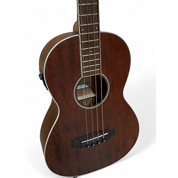 Used Ibanez PNB14E-OPN Left Handed Natural Acoustic Bass Guitar