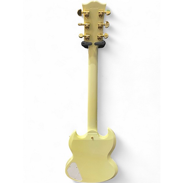 Used 2024 Gibson Custom 1963 Les Paul SG Custom 3 Pickup Maestro Classic White Solid Body Electric Guitar