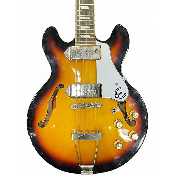 Used Epiphone Casino Coupe Tobacco Burst Hollow Body Electric Guitar