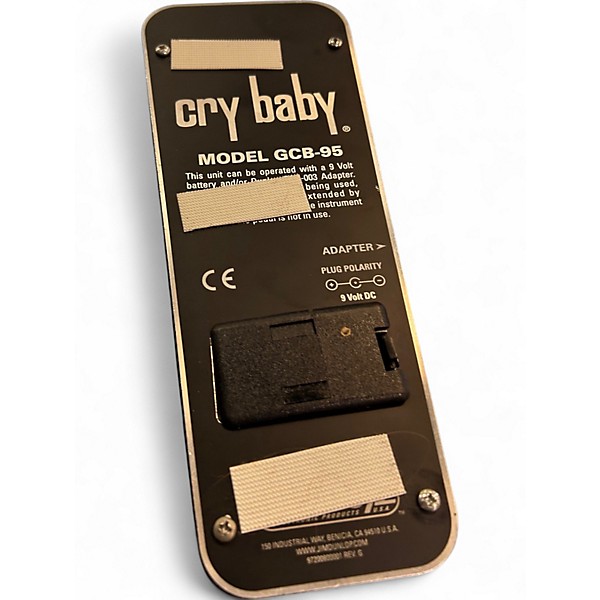 Used Dunlop GCB95 Original Crybaby Wah Effect Pedal