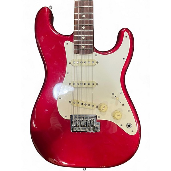 Vintage 1983 Fender Standard Stratocaster Cherry Red Solid Body Electric Guitar