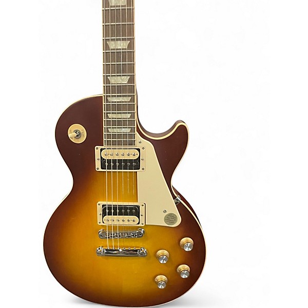 Used Gibson trad pro V 2 Tone Sunburst Solid Body Electric Guitar