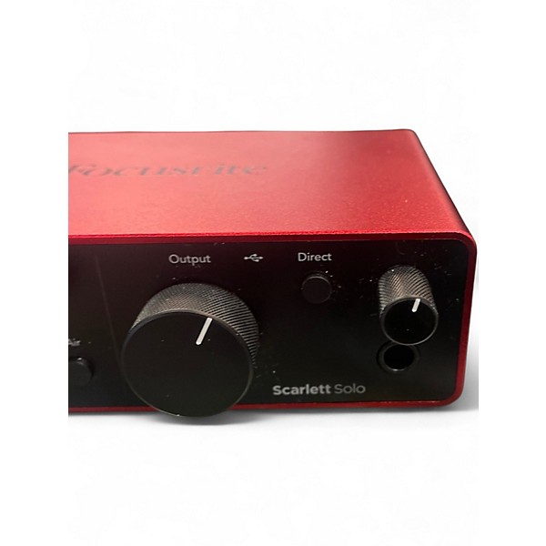 Used Focusrite SCARLETT SOLO GEN 4 Audio Interface