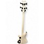 Used Schecter Guitar Research C4 4 String WHITE Electric Bass Guitar