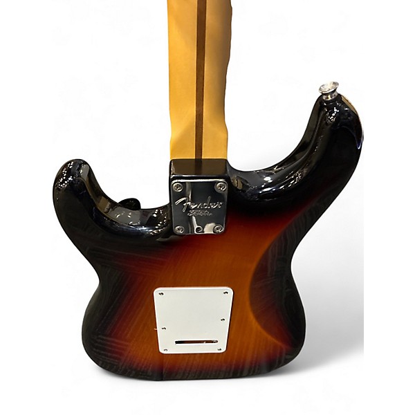 Used Fender American Standard Stratocaster 2 Tone Sunburst Solid Body Electric Guitar