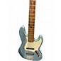 Used Fender Standard Jazz Bass V 5 String Blue Electric Bass Guitar thumbnail