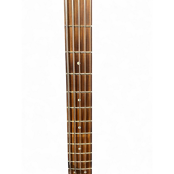 Used Fender Standard Jazz Bass V 5 String Blue Electric Bass Guitar
