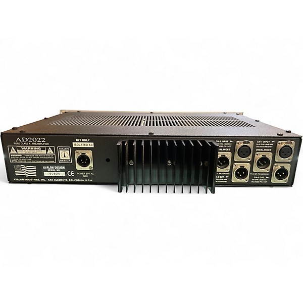 Used Avalon AD2022 Pure Class A Microphone Preamp