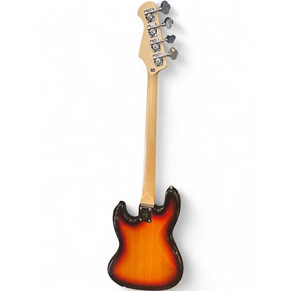 Used Harley Benton JB75 3 Color Sunburst Electric Bass Guitar