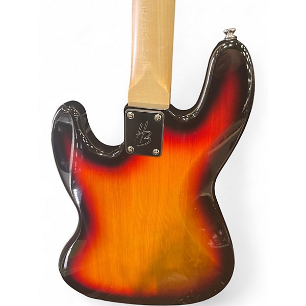 Used Harley Benton JB75 3 Color Sunburst Electric Bass Guitar