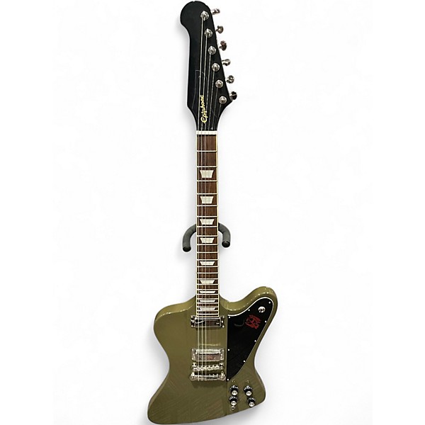 Used Epiphone Firebird Studio Royal Olive Solid Body Electric Guitar