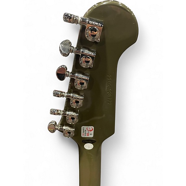 Used Epiphone Firebird Studio Royal Olive Solid Body Electric Guitar
