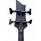 Used Schecter Guitar Research Diamond Passive Custom Active Blue Burst Electric Bass Guitar