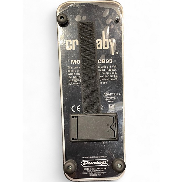 Used Dunlop GCB95 Original Crybaby Wah Effect Pedal