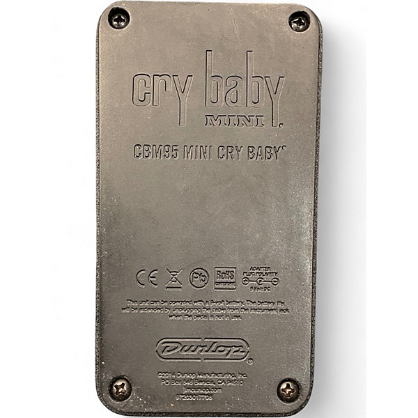 Used Dunlop CBM95 Cry Baby Mini Wah Effect Pedal