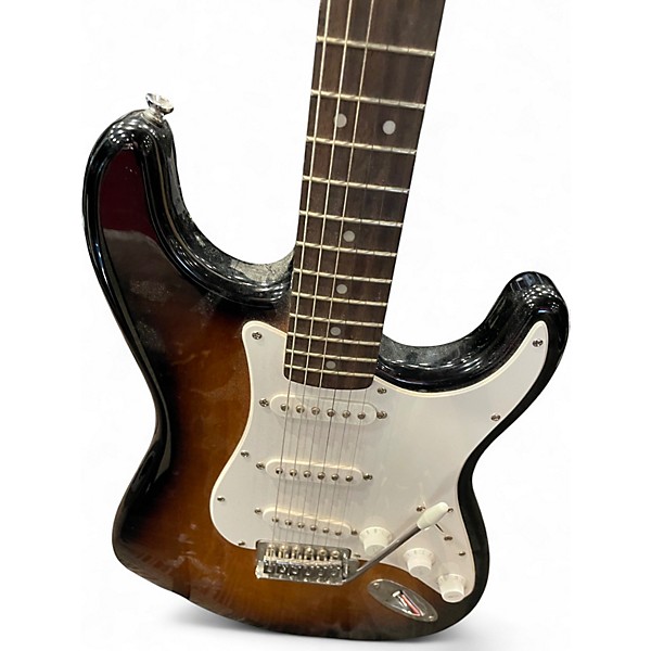 Used Squier Affinity Stratocaster 2 Color Sunburst Solid Body Electric Guitar