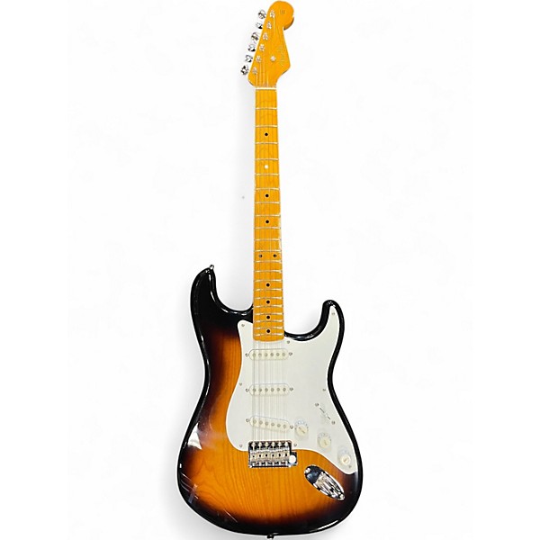 Used Fender 70TH ANNIVERSARY AMERICAN VINTAG II 54 STRATCASTER 2 Tone Sunburst Solid Body Electric Guitar