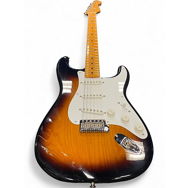Used Fender 70TH ANNIVERSARY AMERICAN VINTAG II 54 STRATCASTER 2 Tone Sunburst Solid Body Electric Guitar
