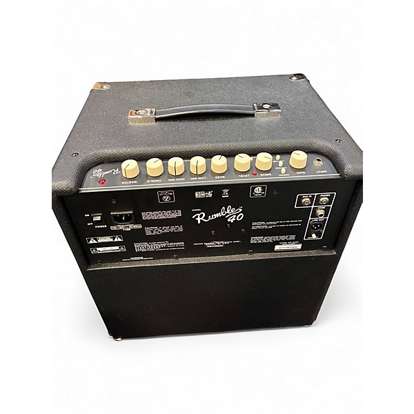 Used Fender Rumble V3 40W 1x10 Bass Combo Amp