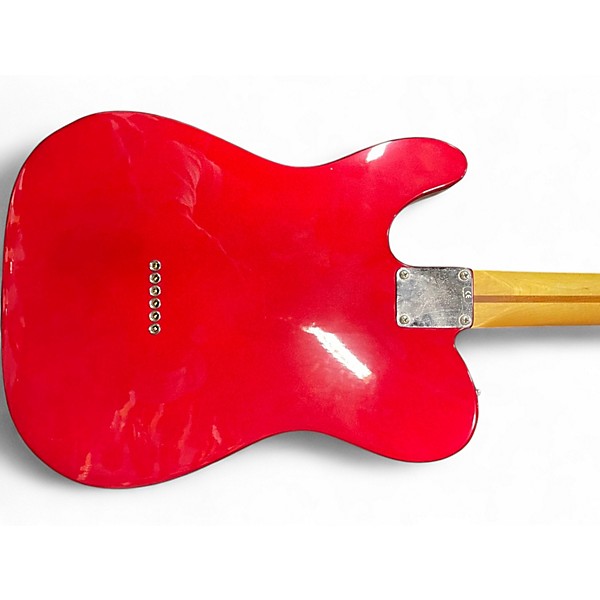 Used Fender Deluxe Nashville Power Telecaster Red Solid Body Electric Guitar