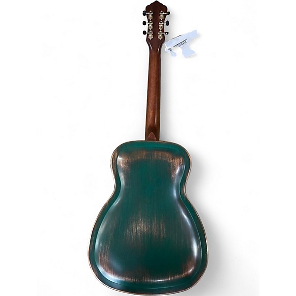 Used Recording King RM-997 Swamp Green Resonator Guitar