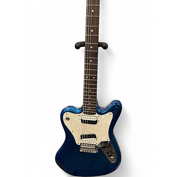 Used Squier PAWN SHOP SUPER SONIC BLUE SPARKLE Solid Body Electric Guitar