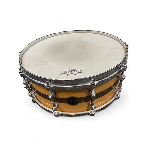 Used Gretsch Drums 14X5.5 Limited edition Gold series maple snare drum Maple Drum