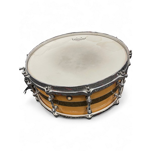 Used Gretsch Drums 14X5.5 Limited edition Gold series maple snare drum Maple Drum