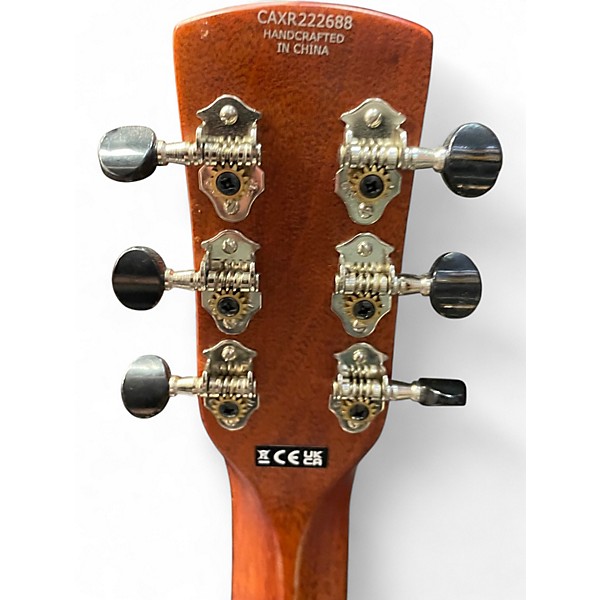 Used Gretsch Guitars G9201 Honeydipper Metal Round Neck Metallic Silver Resonator Guitar