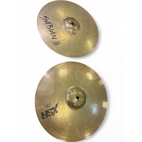 Used SABIAN 14in xsr hi hat Cymbal