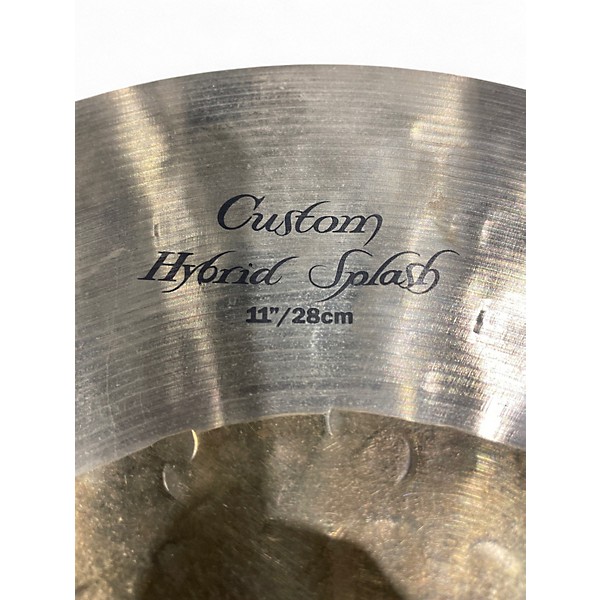 Used Zildjian 11in K Custom Hybrid Splash Cymbal