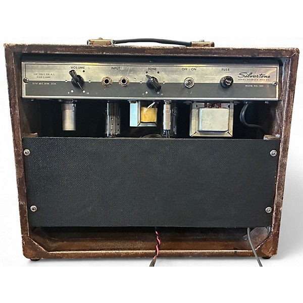 Vintage 1960s Silvertone 1431 Tube Guitar Combo Amp