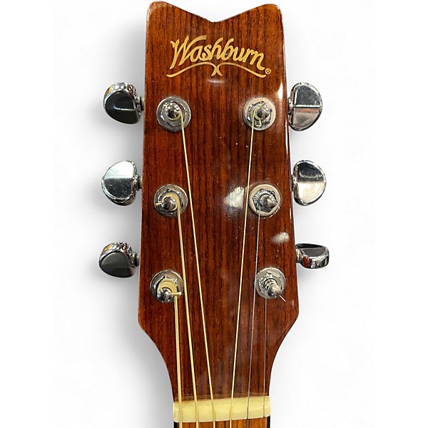 Used Washburn D10 Natural Acoustic Guitar