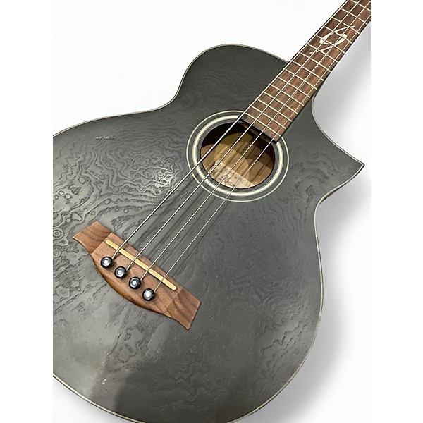 Used Ibanez EWB10ASEO Black Acoustic Bass Guitar