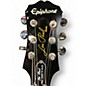 Used Epiphone les paul 1960 tribute plus Trans Purple Solid Body Electric Guitar
