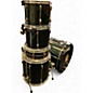Used TAMA 5 Piece Rockstar Metallic Green Drum Kit