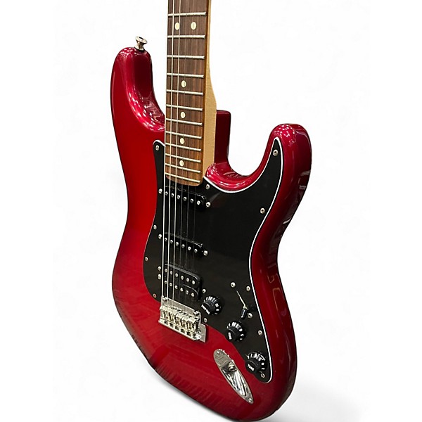 Used Fender Special Edition Player Stratocaster Candy Red Burst Solid Body Electric Guitar