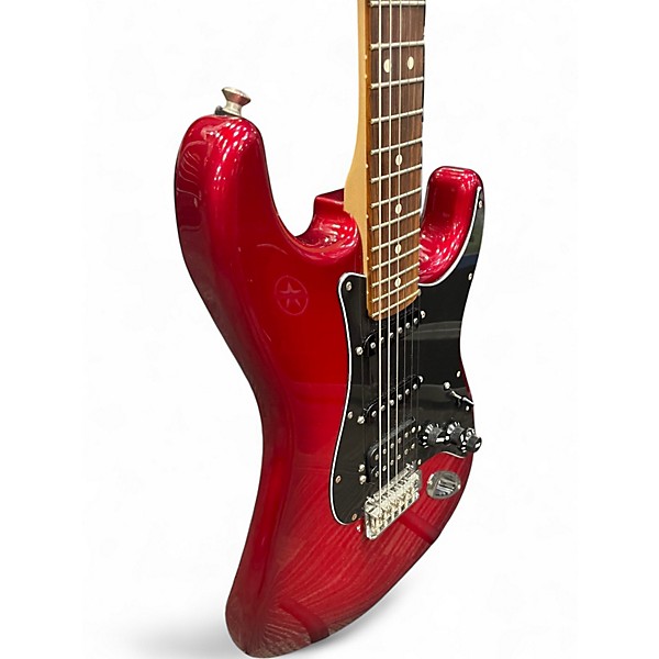 Used Fender Special Edition Player Stratocaster Candy Red Burst Solid Body Electric Guitar