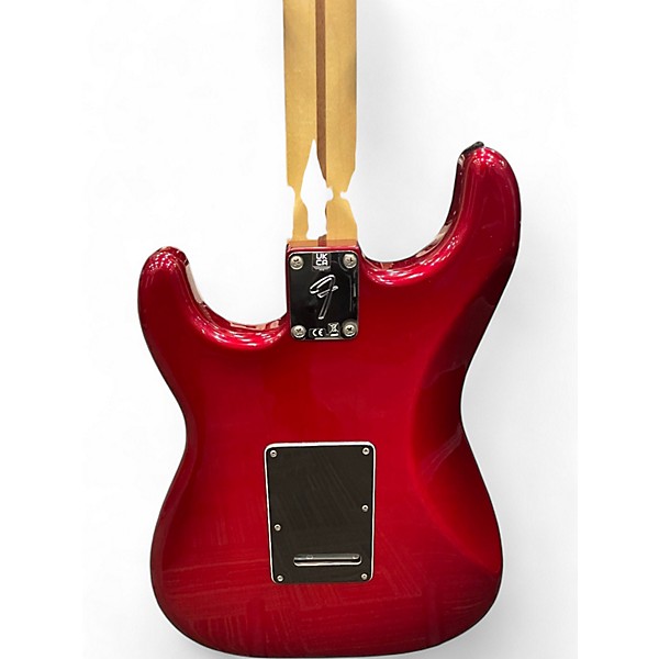 Used Fender Special Edition Player Stratocaster Candy Red Burst Solid Body Electric Guitar