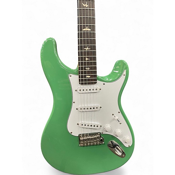 Used PRS SE Silver Sky Green Solid Body Electric Guitar