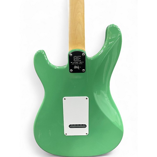 Used PRS SE Silver Sky Green Solid Body Electric Guitar