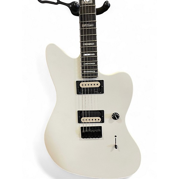 Used Fender Jim Root Signature Jazzmaster White Solid Body Electric Guitar