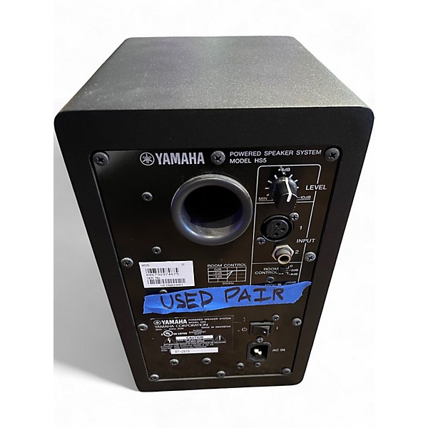 Used Yamaha HS5 Pair Powered Monitor