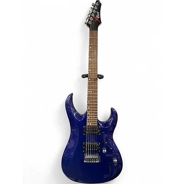 Used Cort X2 Blue Solid Body Electric Guitar