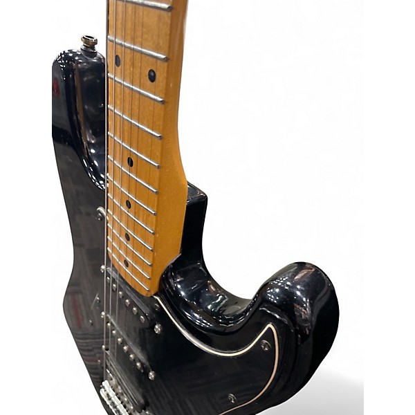 Used Squier Stratocaster II MIK BLACK Solid Body Electric Guitar