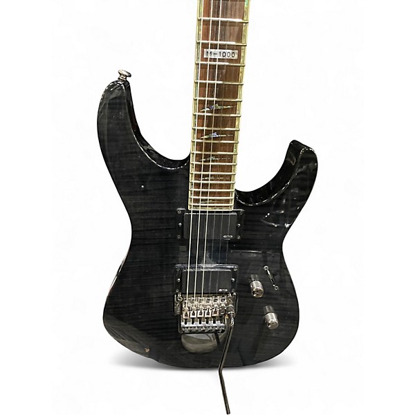 Used ESP LTD M1000 Black Solid Body Electric Guitar